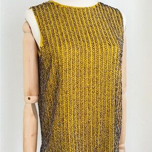 DVF citrine and embellished Women's Top size 2